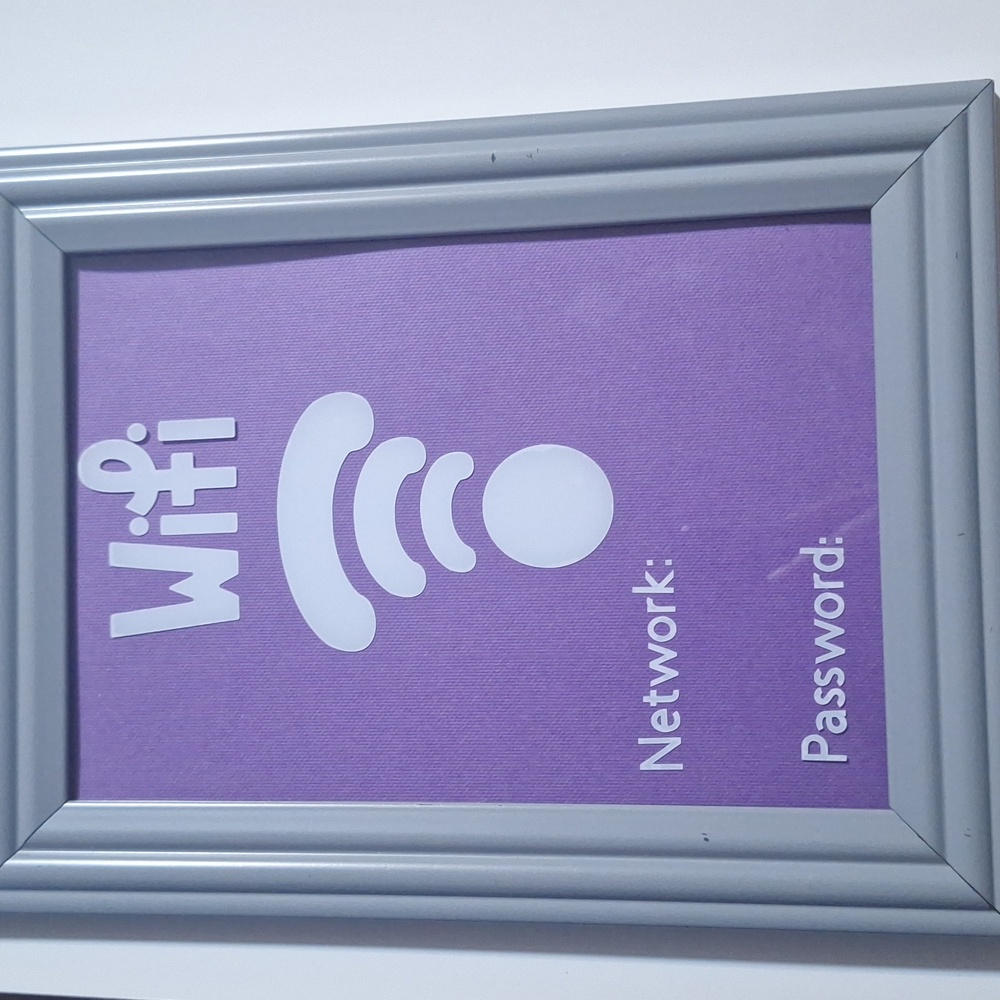Wifi Design Frame 5x7 Cuatom Made - Picture 5 of 6